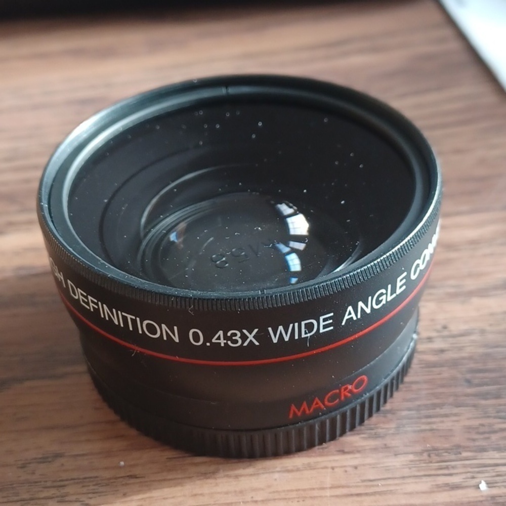 Vivitar 58mm 0.43x Professional Wide Angle Lens with Macro, HD4 Optics